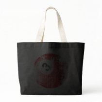 NUMBER 3 BILLIARDS BALL - ERODED AND AGED STYLE BAG