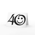 Number 40-With Happy Face cards by dchaddad Number 40-With Happy Face cards