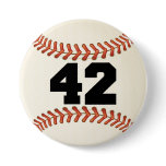 Number 42 Baseball Pins