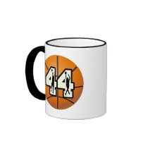 Number 44 Basketball Coffee Mug