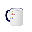 Number 45 Nautical Signal Flag Hoist mugs