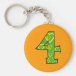Number 4 key chains