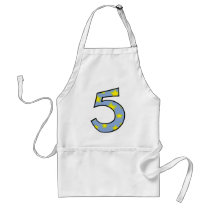 Number 5 aprons
