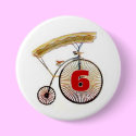 Number 6 Badge buttons by elfyboy Number 6 Badge buttons