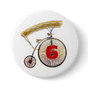 Number 6 Badge buttons