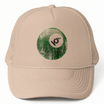 NUMBER 6 BILLIARDS BALL - ERODED STYLE HAT