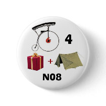 Number 6 for President buttons