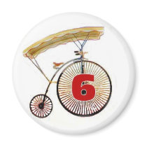 Number 6 magnet
