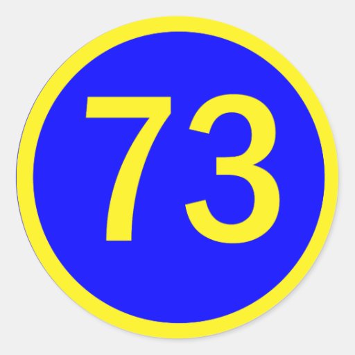 number-73-in-a-circle-round-sticker-zazzle