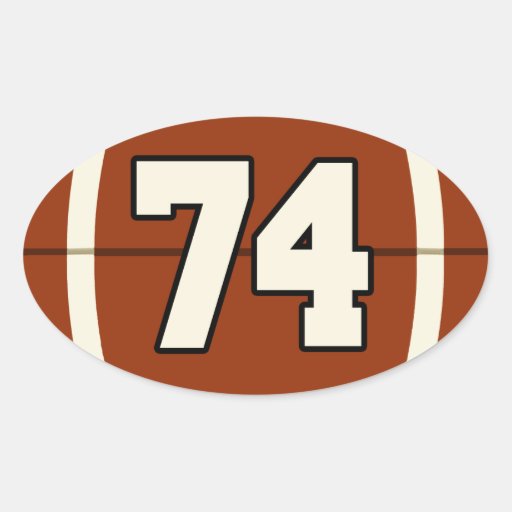 number-74-football-sticker-zazzle