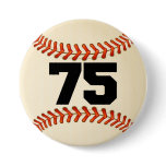 Number 75 Baseball Pins