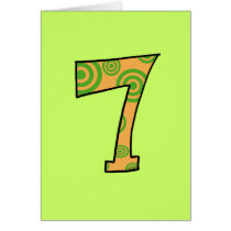 Number 7 cards