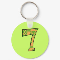 Number 7 keychains by jsoh Number 7 keychains