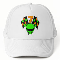 NUMBER 7 RACING DESIGN TRUCKER HAT
