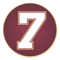 Number 7 stickers by JMGNole Number 7 stickers