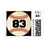 Number 83 Baseball Postage