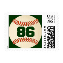 Number 86 Baseball Postage