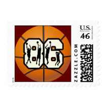 Number 86 Basketball Postage