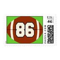 Number 86 Football Postage