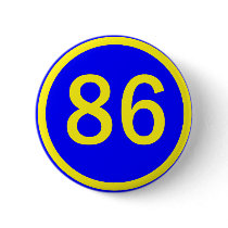 number, 86, in a circle buttons