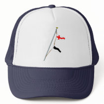 Number 86 Nautical Signal Flag Hoist Trucker Hat