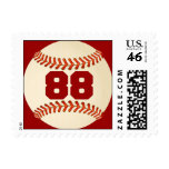 Number 88 Baseball Postage