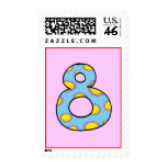Number 8 postage