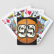 Number 99 Basketball Players Bicycle Poker Cards