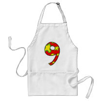 Number 9 aprons