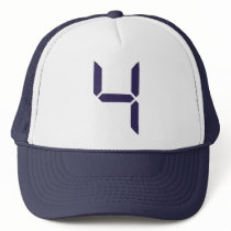 Number - Four - 4 hats