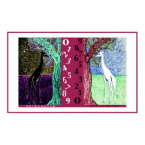 NUMBER GIRIAFFE /ITEM# 143/POS posters