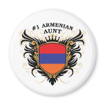 Number One Armenian Aunt Fridge Magnet