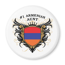 Number One Armenian Aunt Fridge Magnet