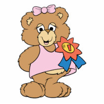 Number One Award Girl Bear photo sculptures
