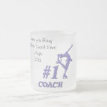 Number One Coach Frosted Mug - Purple