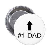 Number One Dad 2 Button
