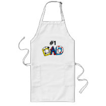 Number one dad aprons