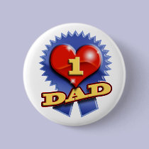 Number One Dad buttons