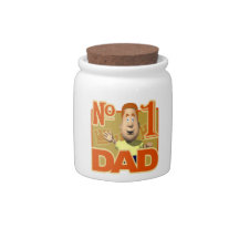 Number One Dad Candy Dish