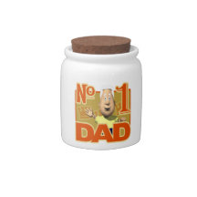 Number One Dad Candy Dishes