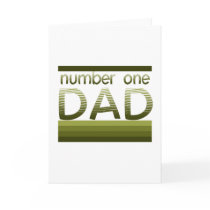 Number One Dad cards