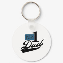 Number One Dad keychains