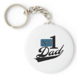 Number One Dad Key Chains