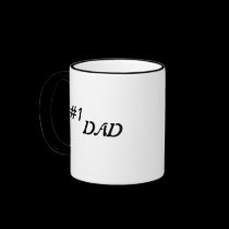 Number One Dad mugs