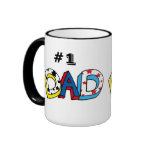 Number one dad mugs