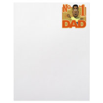 Number One Dad Personalized Letterhead