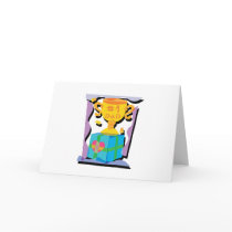 Number One Dad Trophy cards