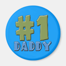 Number One Daddy Products Magnets