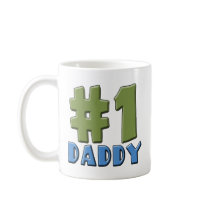 Number One Daddy Products mugs by FathersDayProducts Number One Daddy Products mugs