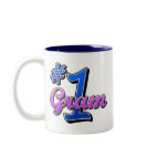 Number One Gram Two-Tone Mug